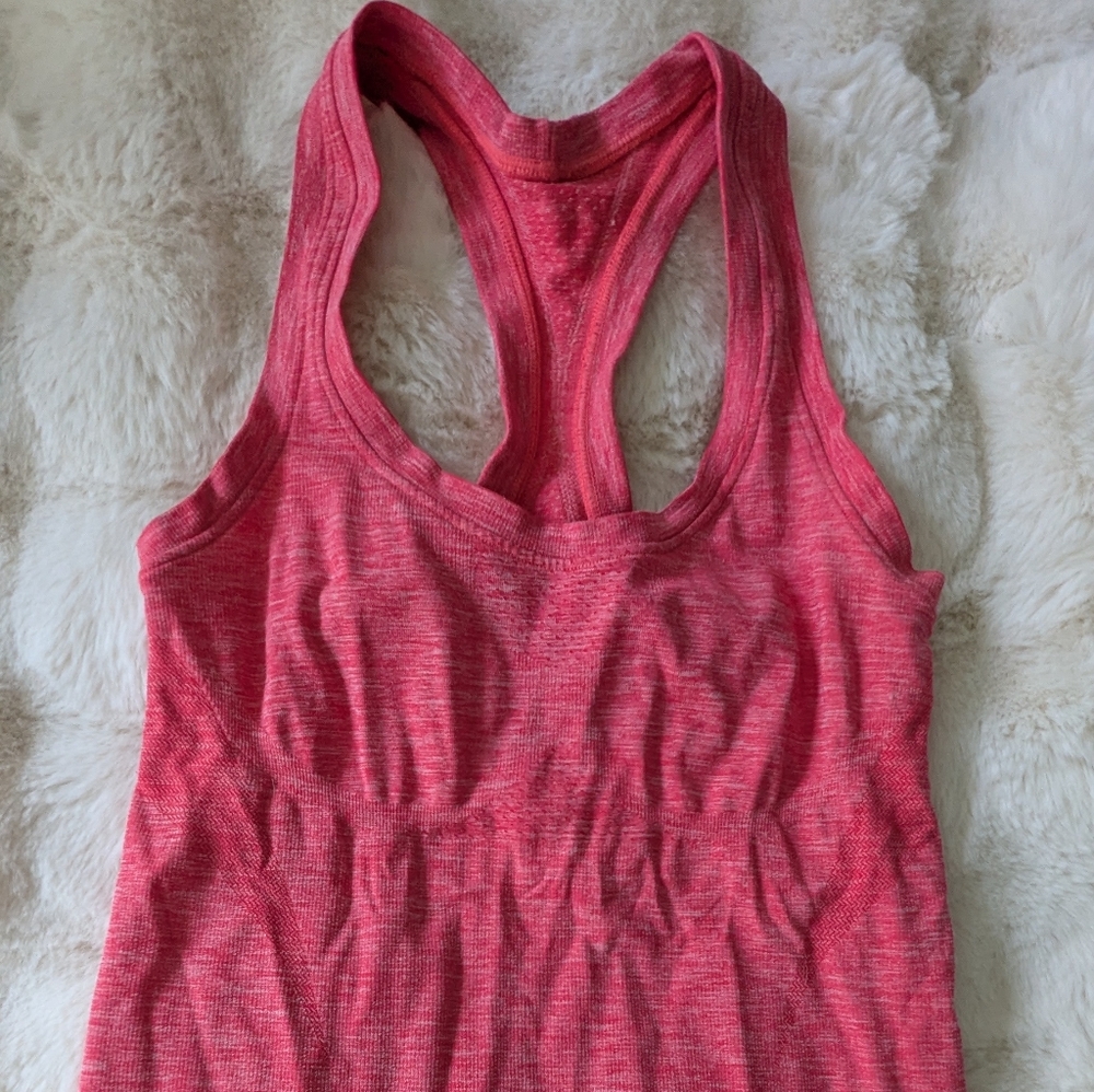 Victoria's Secret Heathered Pink Racerback Tank
